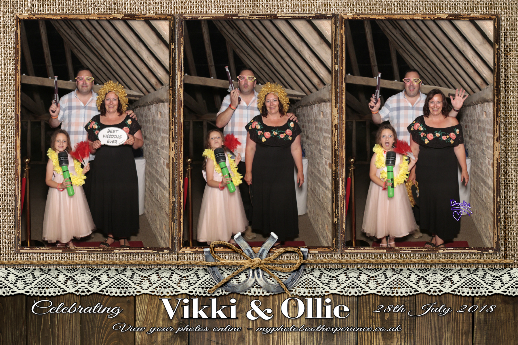 Vikki & Ollie's Wedding | View more photos from the event at gallery.myphotoboothexperience.co.uk/u/MyPhotoBoothExperienceLtd/Vikki-Ollies-Wedding
